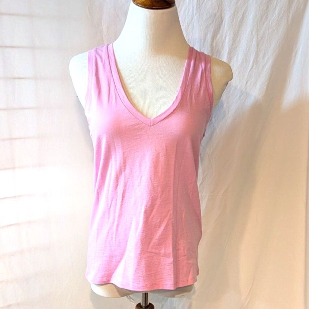 J Crew Slub Cotton V-Neck Tank, size XS - Picture 2 of 6